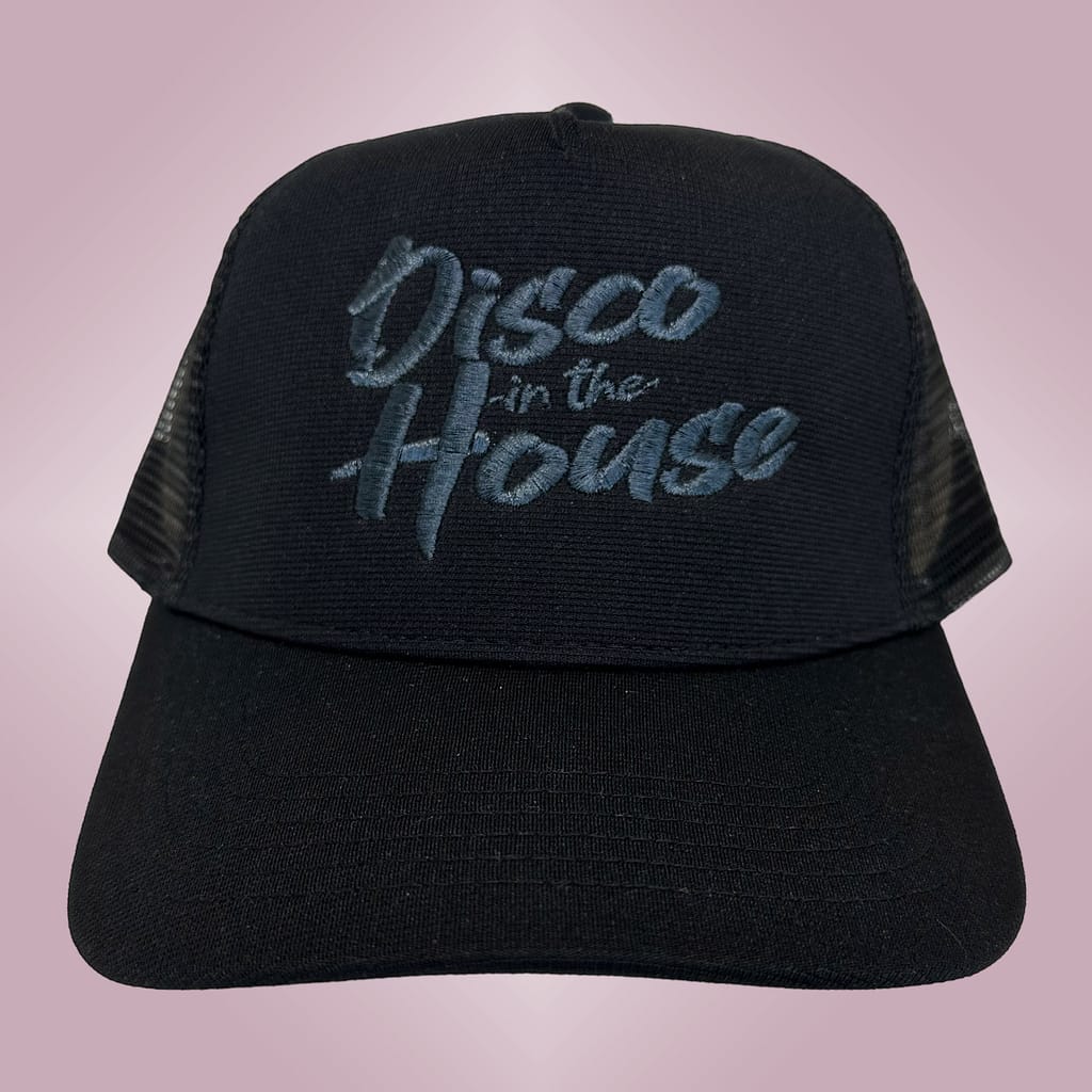 Disco in the House CAP - black