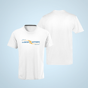 LOCOMOTION – T-shirt met 00s-10s logo / DIV. KLEUREN