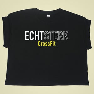 ECHT STERK – Crop Tee CrossFit – dames
