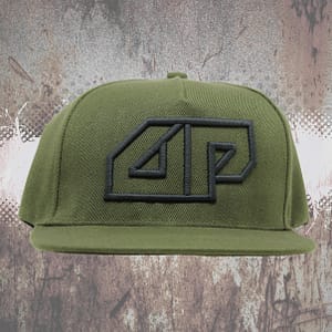 Deepack – Snapback CAP – 3D embroidered Deepack logo – green on green