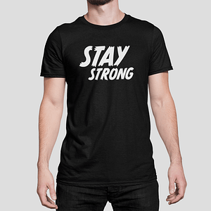 ANTI-VIRUS – T-shirt black, Stay Strong