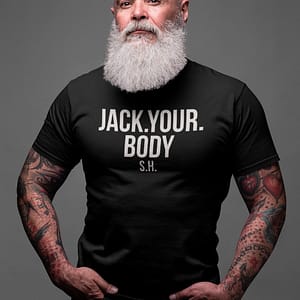 REMEMBER – T-shirt JACK YOUR BODY, white print