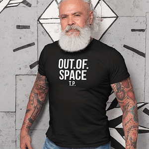 REMEMBER – T-shirt OUT OF SPACE, white print