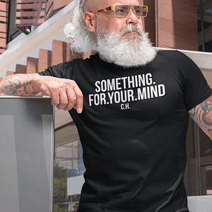 REMEMBER – T-shirt SOMETHING FOR YOUR MIND, white print