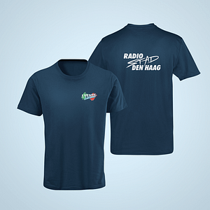 RSDH – T-shirt with logo I Venti d’azzurro / logo Radio Stad Den Haag