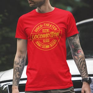 LOCOMOTION – T-shirt 1983 2011 / DIV. KLEUREN / oranje opdruk