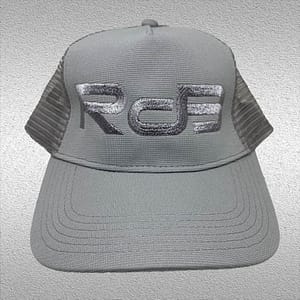 RDB – Snapback Trucker CAP GREY – embroidered with logo in grey