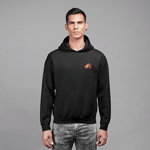 MAJOR IMPACT – Hoody with bomb on front, logo on the backside