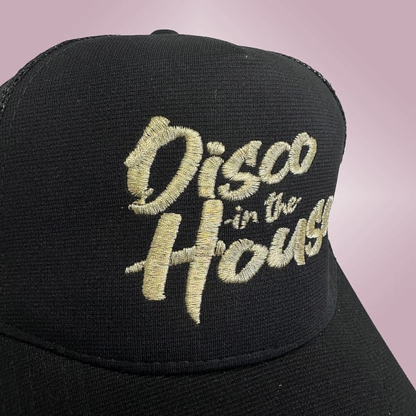 Disco in the House CAP - gold