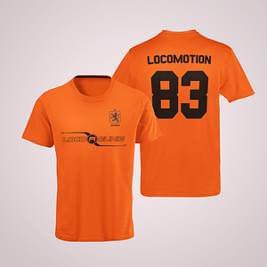 LOCOREUNIE – Oranje T-shirt