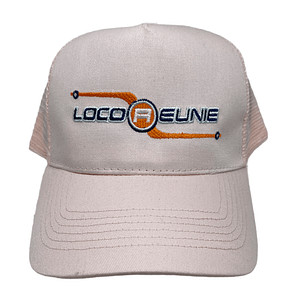 LOCOMOTION – Snapback Trucker CAP Locoreunie – pastel roze – geborduurd