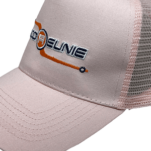 LOCOMOTION – Snapback Trucker CAP Locoreunie – pastel roze – geborduurd