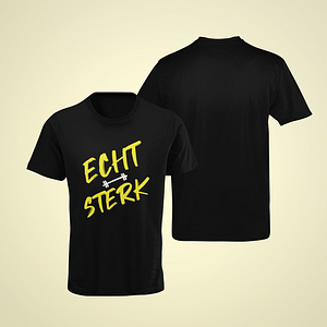 ECHT STERK – T-shirt Echt Sterk handgeschreven