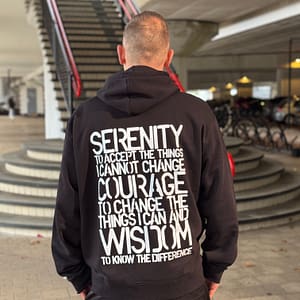 BILLY THE KIT – Hoody, Black – Serenity, Courage, Wisdom
