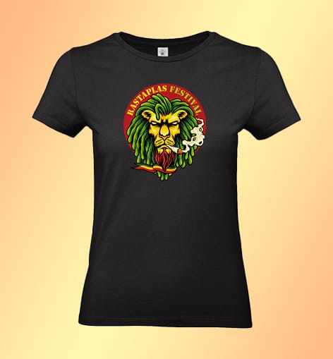 02442 RASTAPLAS LION t-shirt BLACK