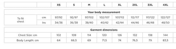 size sheet