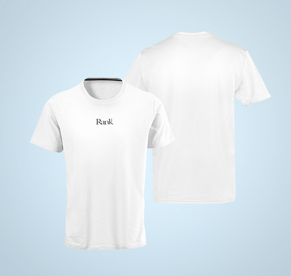 RANK1 t-shirt with logo