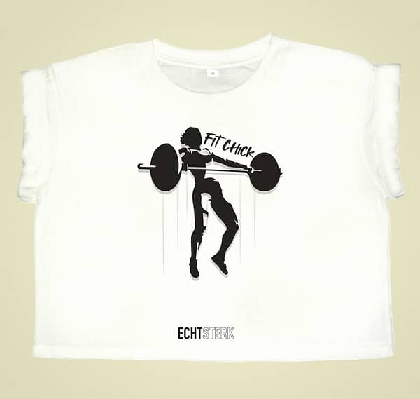 crop top tee dames ECHT STERK