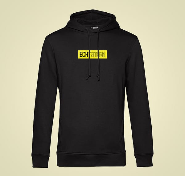 hoody zwart ECHT STERK