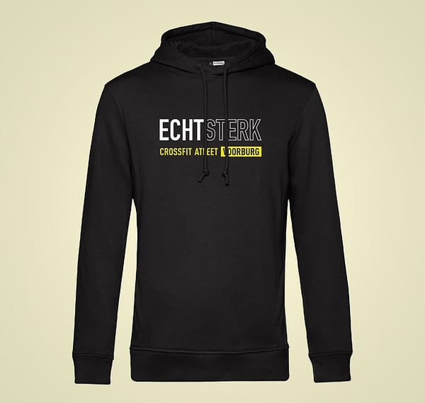 hoody zwart ECHT STERK