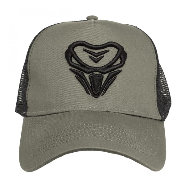 The Viper - CAP 2 color - Black on armygreen 3D embroidered