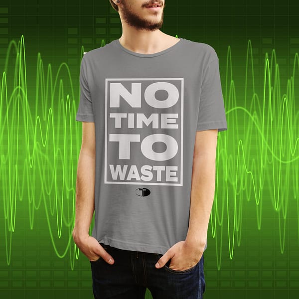 T-Spoon - T-shirt, grey, No time to waste