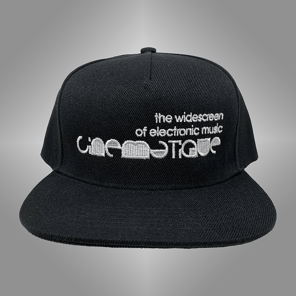 CINEMATIQUE CAP BLACK FRONT