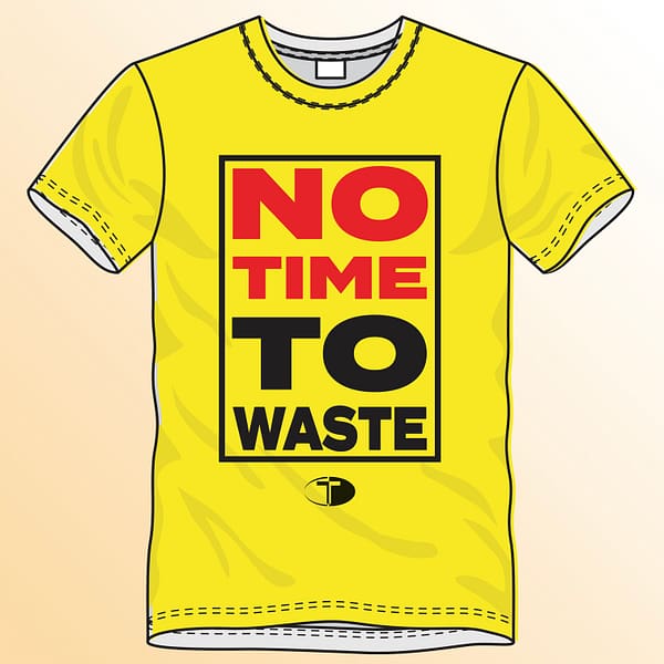 T-Spoon - T-shirt, yellow, No time to waste - Image 2