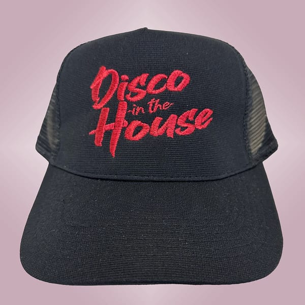Disco in the House CAP - red
