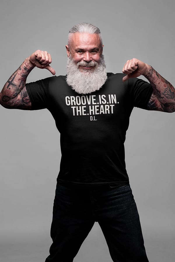 REMEMBER - T-shirt GROOVE IS IN THE HEART, white print