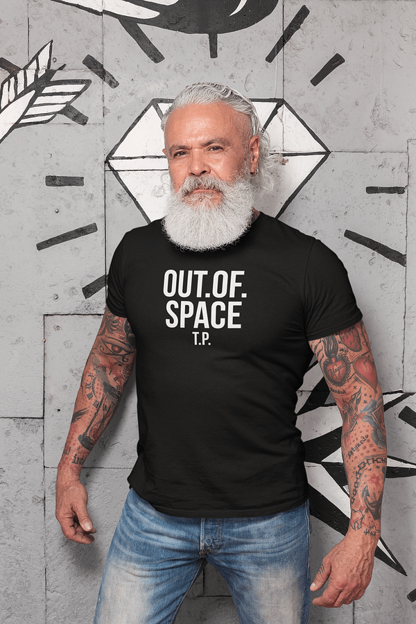 REMEMBER - T-shirt OUT OF SPACE, white print